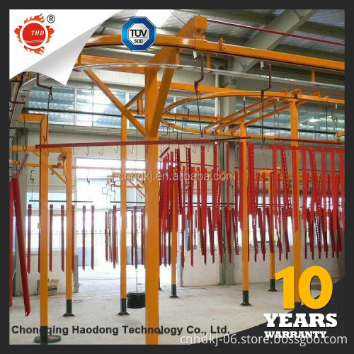 Automatic safety overhead trolley conveyor high quality carbon steel overhead conveyor